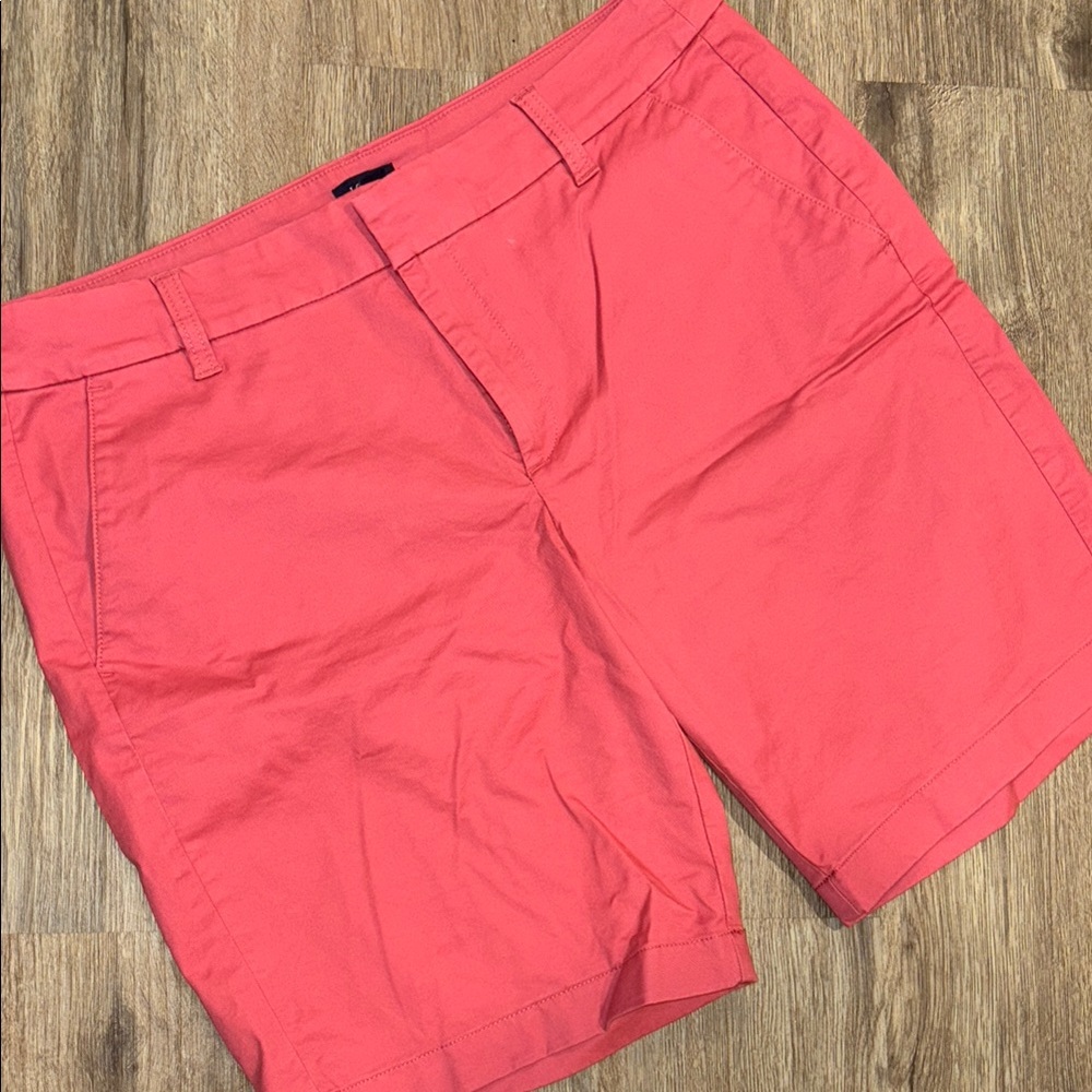 J. Crew Pink Bermuda Shorts Cotton Blend Casual